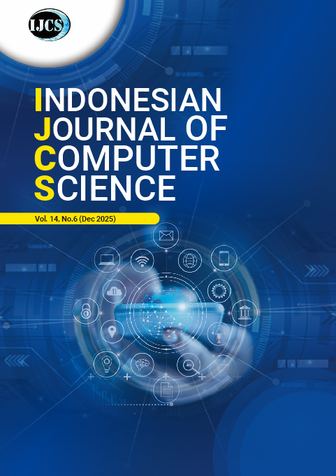 					View Vol. 14 No. 6 (2025): The Indonesian Journal of Computer Science
				